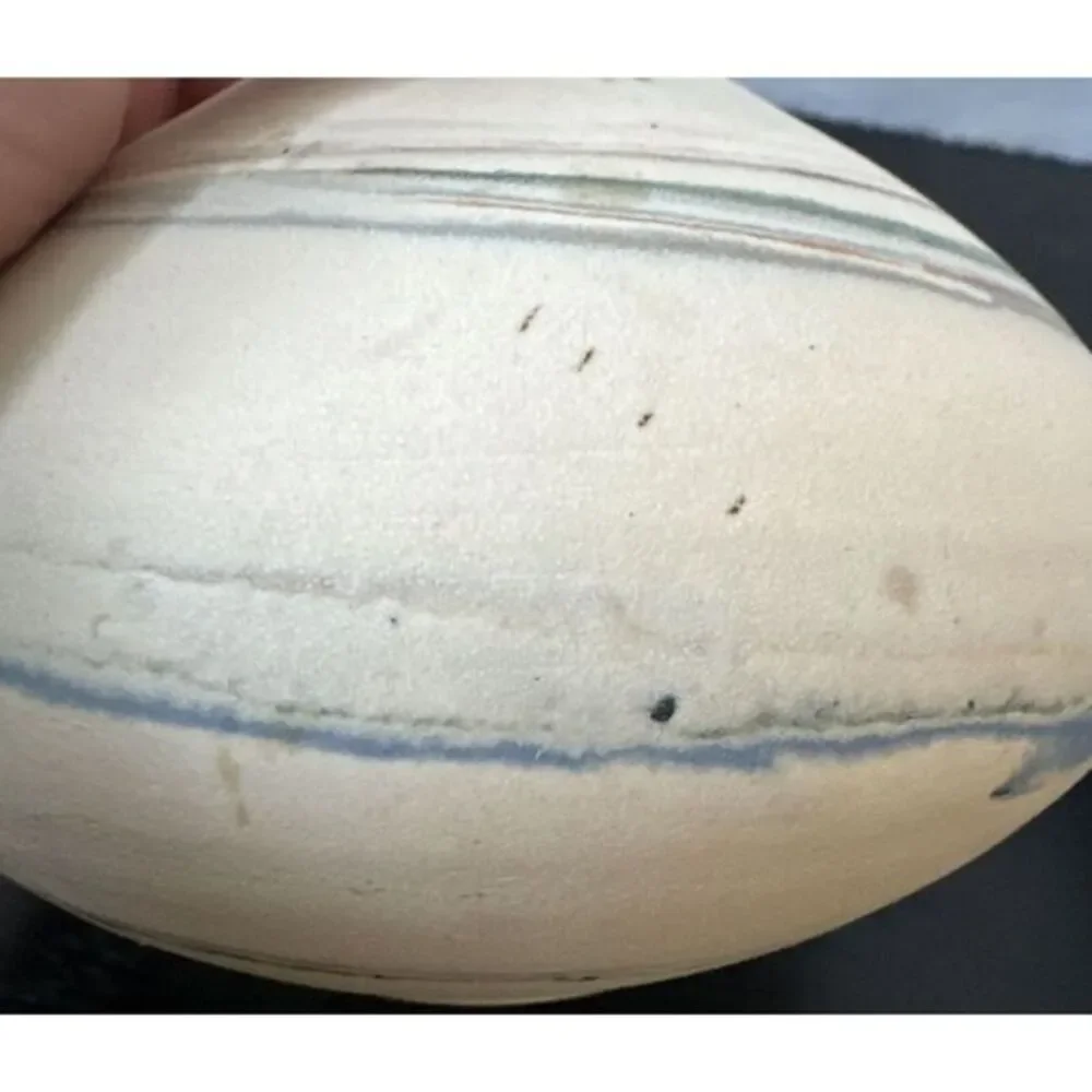 Small Pottery Vase, Signed 4